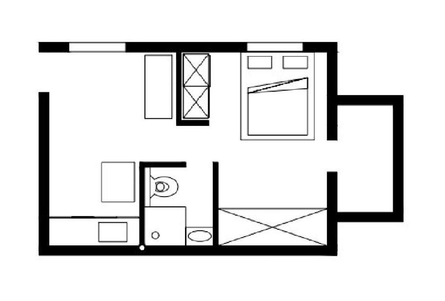 Dinning Room, Bedroom And Balcony Jerusalem Eksteriør bilde